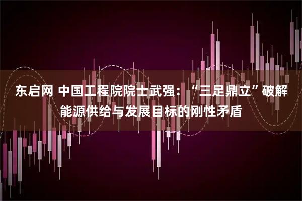 东启网 中国工程院院士武强：“三足鼎立”破解能源供给与发展目标的刚性矛盾