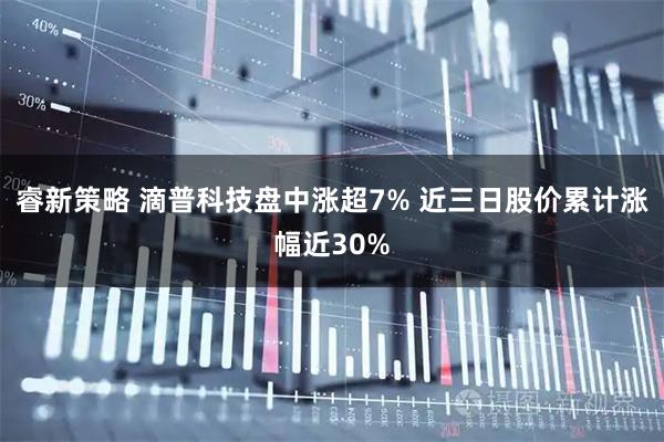 睿新策略 滴普科技盘中涨超7% 近三日股价累计涨幅近30%